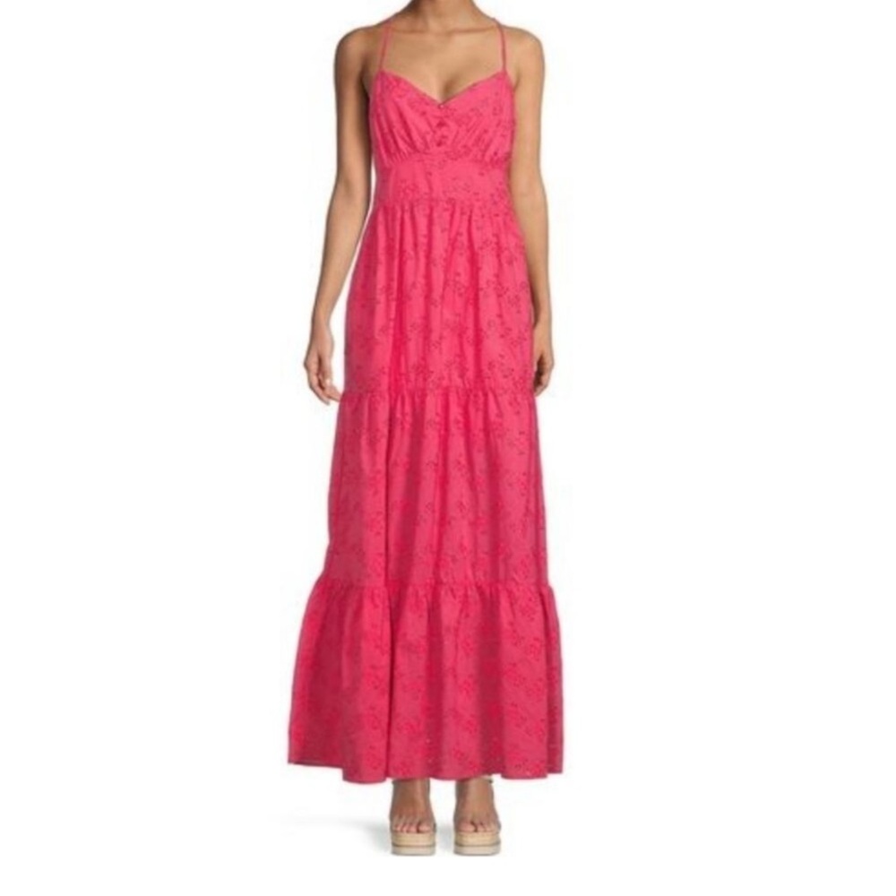 Koko + Mason Chic Fuchsia Maxi Dress size small - Picture 3 of 8